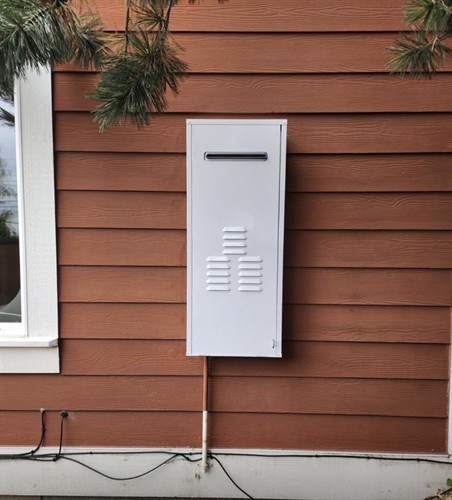 Exterior Tankless Water Heater in West Seattle