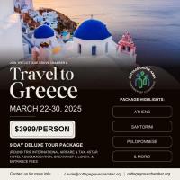 Greece Trip March 22-30, 2025