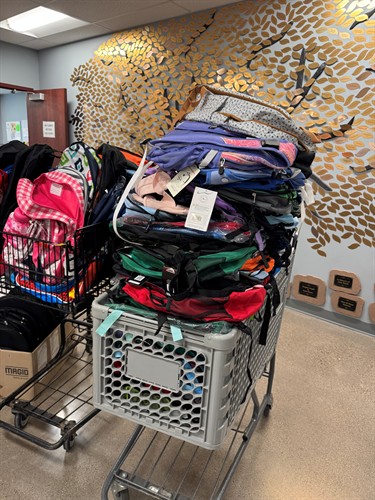 Over 400 filled back packs distributed to households in St. Paul Park, Newport, Cottage Grove, and Grey Cloud Island.nnually in August!
