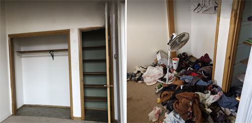 Before & after Bedroom