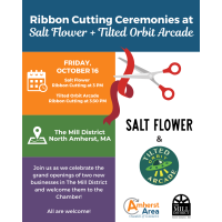 2026 Ribbon Cutting Ceremonies: Salt Flower & Tilted Orbit Arcade