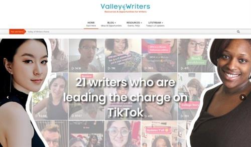 Website Development, Research, Content Development: Valley of Writers