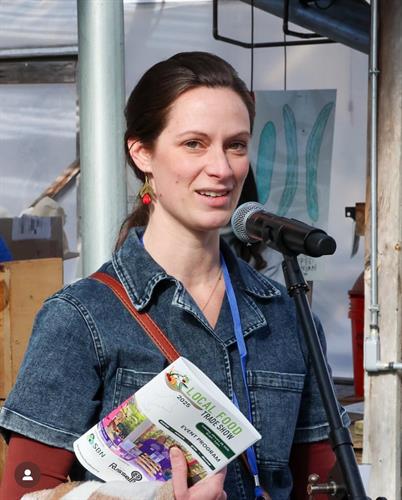 Kate Minifie speaking, 2024