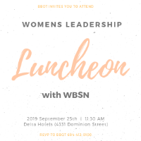 2019 - Women's Leadership Luncheon with WBSN