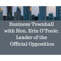 Business Townhall Discussion with Hon. Erin O'Toole, Leader of the Official Opposition