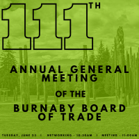 The 111th Burnaby Board of Trade Annual General Meeting with Minister Adrian Dix