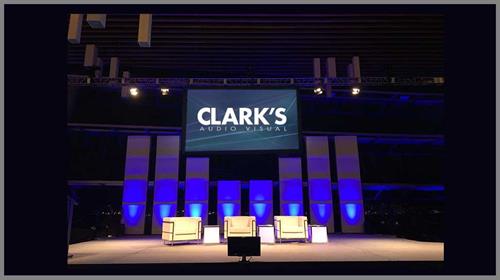 Clark's Audio Visual Screen Rentals 