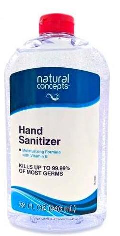 Natural Concepts 1L Hand Sanitizer Gel