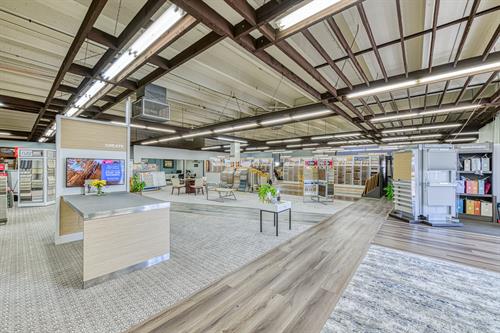 Showroom - large selection of samples Showroom - large selection of samples