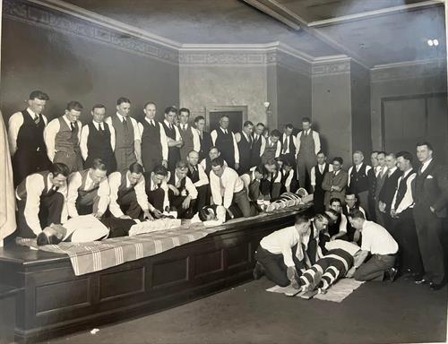 Delaware Safety Council CPR class in the 1920's