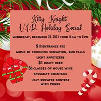Kitty Knight Ugly Sweater Social