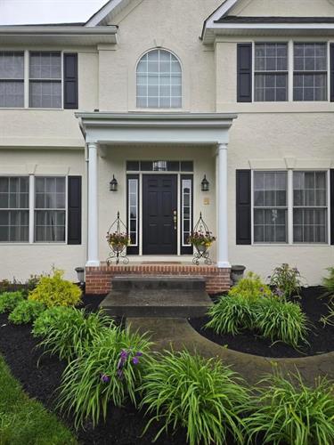 Exterior paint and landscaping