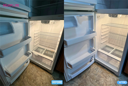 Fridge - Before & After - Move in/out Cleaning 