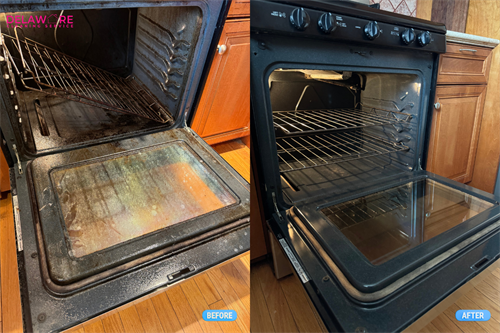 Oven Cleaning  - Before & After - Move in/out Cleaning