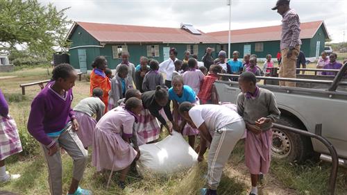 Delivering Bulk Food to a Girls Rescue Center in Kenya