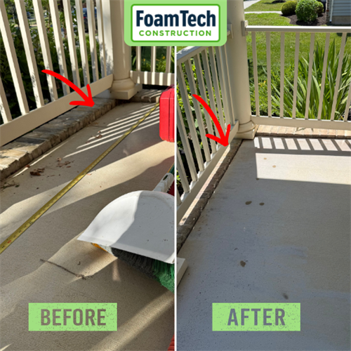 Porch Lifting & Leveling