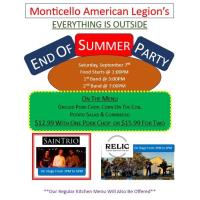 Monticello American Legion's End Of Summer Party!