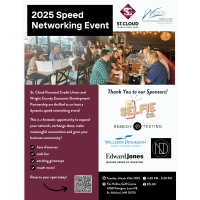 2025 Speed Networking Event Hosted by St Cloud Financial Credit Union & Wright County Economic Development Partnership