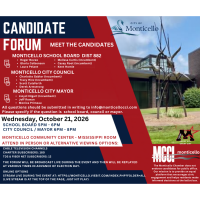 Candidate Forum - Wednesday Oct. 21, 2026