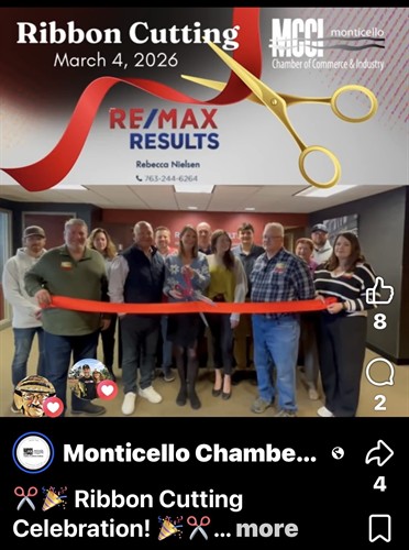Monticello Ribbon Cutting on March 4th 2026