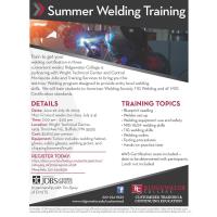 Summer Welding Training being offered at Wright Technical Center