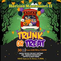 Trunk or Treat at Horizon Montessorri-II