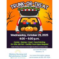 Trunk-or-Treat hosted by Weslaco Nursing and Rehabilitation Center