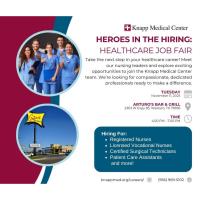Heroes in the Hiring: Healthcare Job Fair hosted by Knapp Medical Center