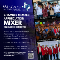 Chamber Member Appreciation Mixer: Celebrating Texas Chamber of Commerce Week!