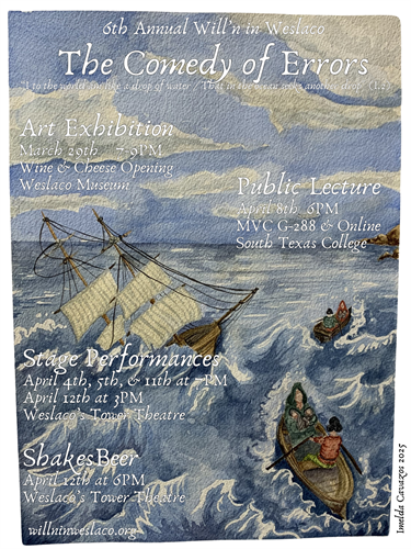 The Comedy of Errors, Festival Flyer, 2025