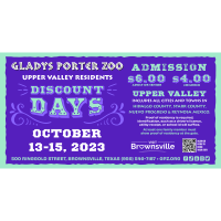 Big Savings at Gladys Porter Zoo Discount Weekends!