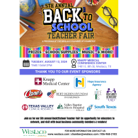 Weslaco 5th Annual Back2School Teacher Fair