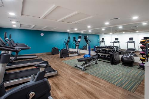 State-of-the-art fitness room