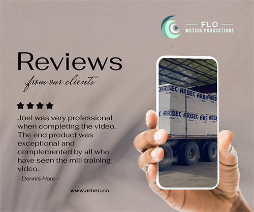 Client Review for Educational Training Video produced for ARBEC Mills