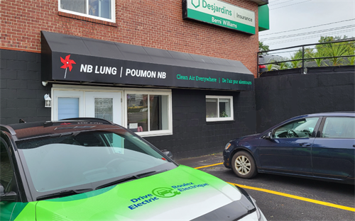 NB Lung office at 132 Main Street, Fredericton