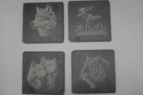 engraved slate coasters