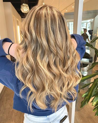 Warm Blonde Highlights