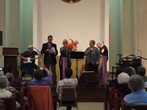 Irene Jewett organizes three concerts a year to raise funds for Liberty Lane. She has raised $45,000 to date!