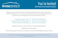 2019 Homestretch Benefit Breakfast