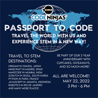 Code Ninjas 3 Year Anniversary: Passport to Code