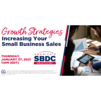 Webinar - Growth Strategies! Increasing Your Business Sales - America's SBDC Kentucky
