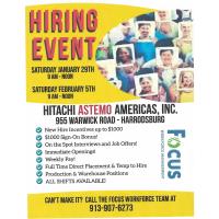 HIRING EVENT at Hitachi Astemo Americas, Inc