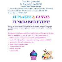 Community Tutoring Initiative Fundraiser - Cupcakes and Canvas