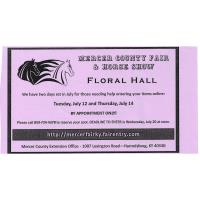 Online Fair Enrollment Opens for the Mercer County Fair & Horse Show Floral Hall