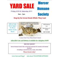 Mercer Humane Society - YARD SALE