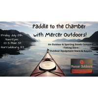 Paddle to the Chamber with Mercer Outdoors! POP UP SHOP!!