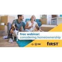 First Financial Free Webinar - Considering Homeownership
