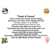 Thank a Farmer - Mercer County Farm Bureau Annual Meeting