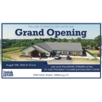 Grand Opening of the Dr. Larry Thompson Counseling and Education Center in Willisburg, Kentucky