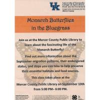 Monarch Butterflies in the Bluegrass